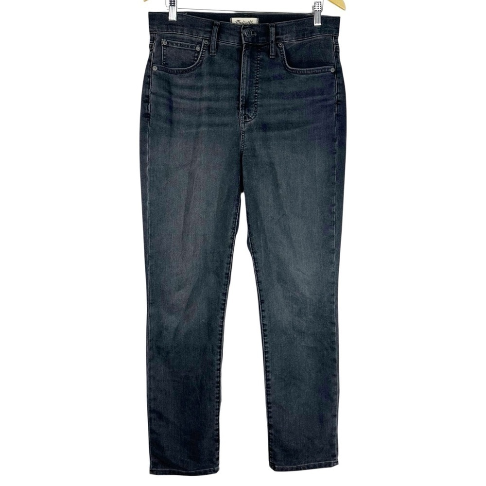 MADEWELL The Perfect Vintage Jeans Size 29 Faded Black Wash Straight Fit